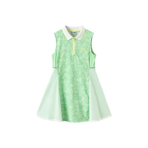 PUMA Платье Sportstyle Series Изумрудно-зеленый 40201 Для детей 3-7 лет