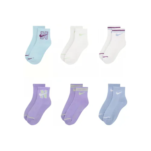 Носки Nike 6 пар смешанные цвета детские