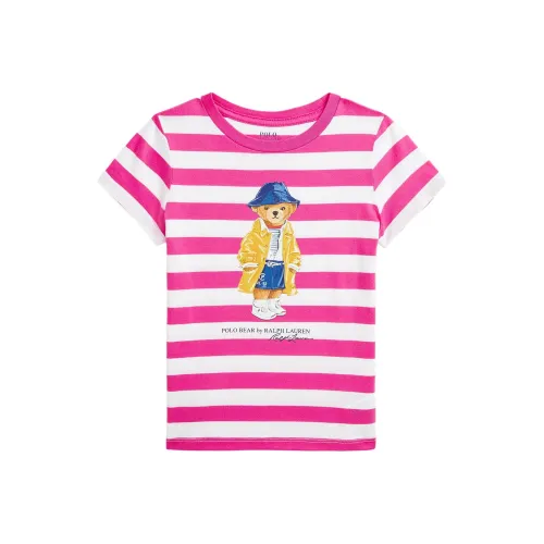 Polo Ralph Lauren T-рубашка FW25 розовая детская