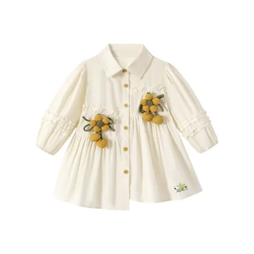 SNOOPY Платье Экрю Children Возраст 3-7 лет