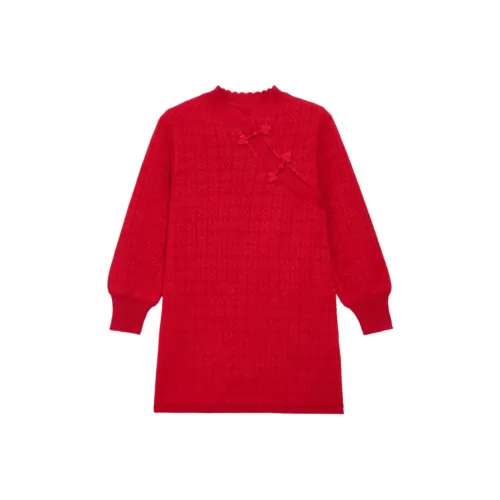 Mitti Платье Красное для детей 3-7 лет