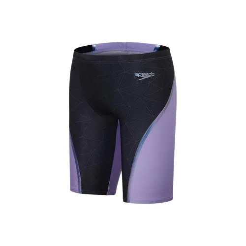 Speedo Черный/фиолетовый Школьный возраст Купальные костюмы