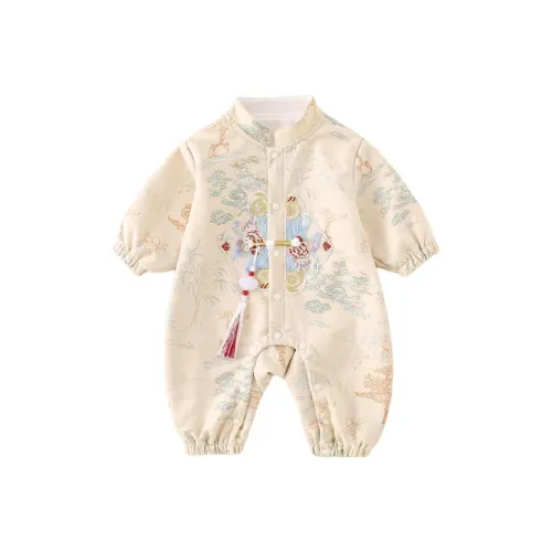 XiaoJinBu Комбинезон Ecru для младенцев и малышей