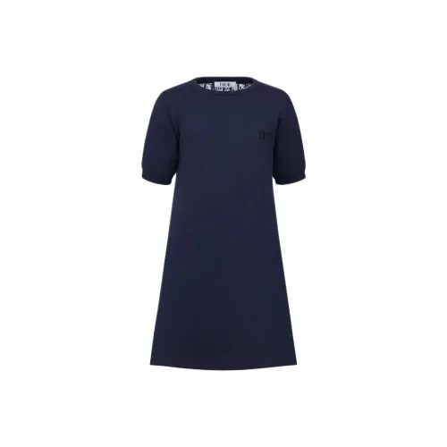 DIOR Платье FW24 Морской Синий Детский