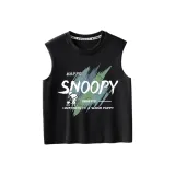 Граффити Nuby/Черный [Тонкий 100% хлопок, дышащий]