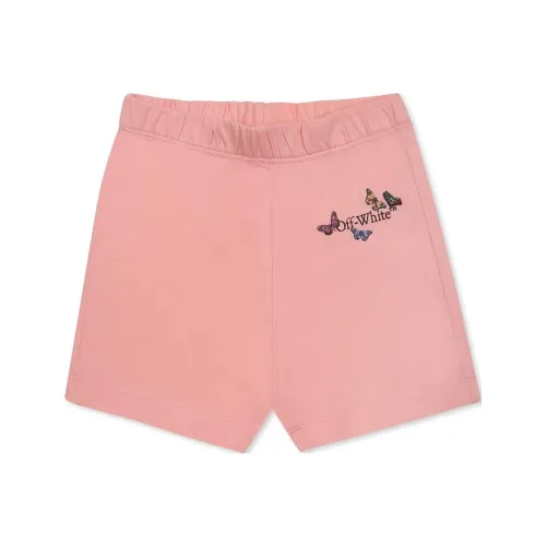 Off Белый Шорты Infant And Toddler Розовый