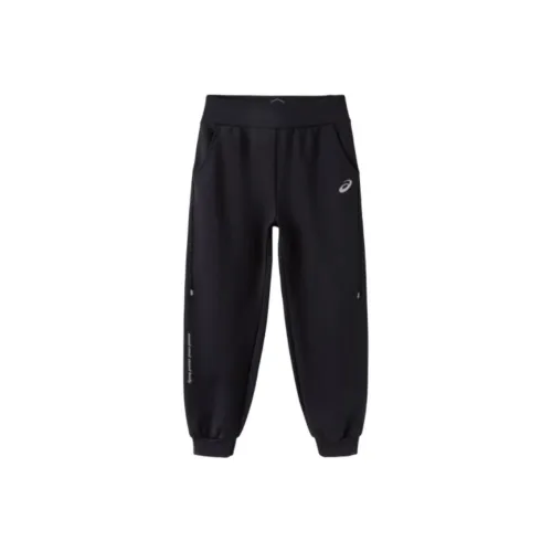 Asics Sports Performance Вязаные Тренировочные Штаны Черные Подростки