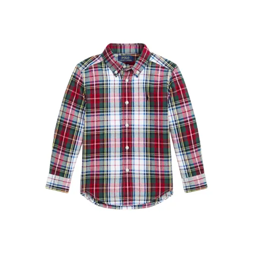 Polo Ralph Lauren Рубашка FW24 Красная Детская