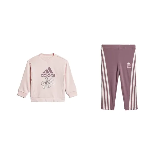 Adidas Infant и Toddler Костюм MINNIE и DAISY JOGGERS Песочно-розовый Shadow Инжирный Infant и Toddler