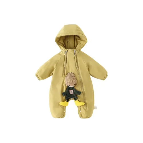 XiaoJinBu Комбинезон Имбирно-желтый для младенцев и малышей