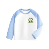 Реглан с длинным рукавом, белый и синий, National Treasure Nubi