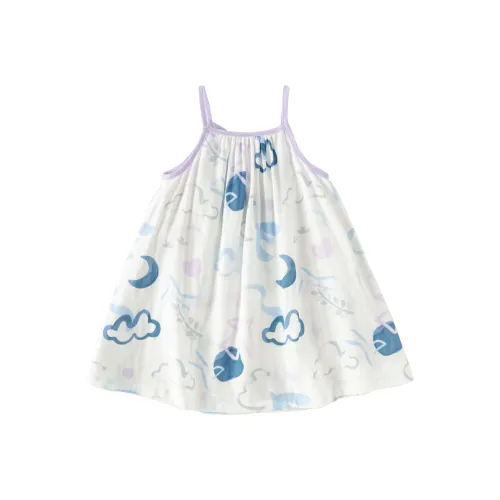 DAVE BELLA Платье Белое основание с принтом для детей 3-7 лет