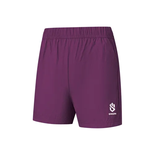 QIAODAN Ludian Фиолетовые Женские Спортивные Шорты