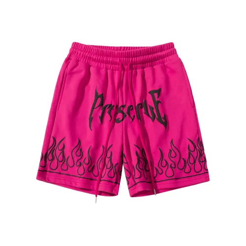 FA2LO Розово-красные Унисекс Повседневные шорты