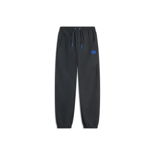 LINING YOUNG Вязаные тренировочные брюки на открытом воздухе черные