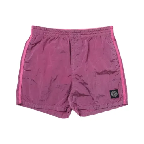 STONE ISLAND Шорты Детские Фуксия