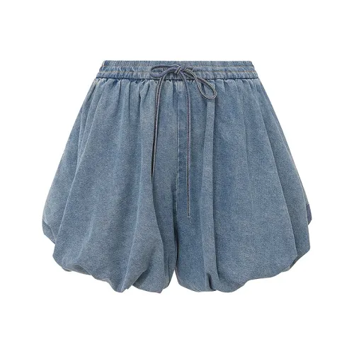 d'zzit Джинсовые шорты Женские Blue