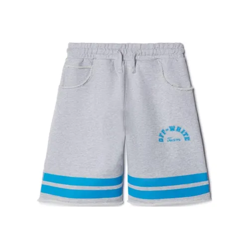 Off Белый Kids Шорты Свободный крой Детский Серый