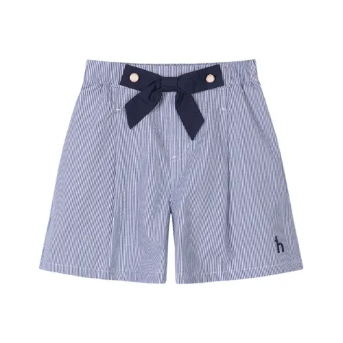 HAZZYS SS25 Шорты Подростки Синие Белые Полоски