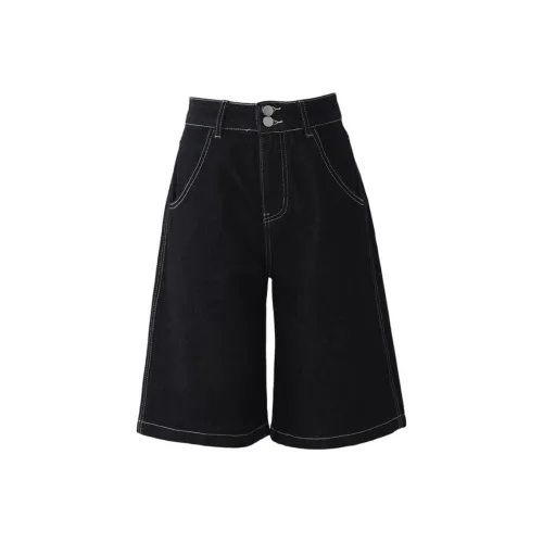 ZAZN Джинсовые шорты Женские Черные