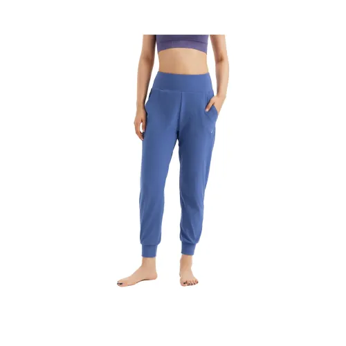 DECATHLON Спортивные брюки Женские Серый Сланцевый синий