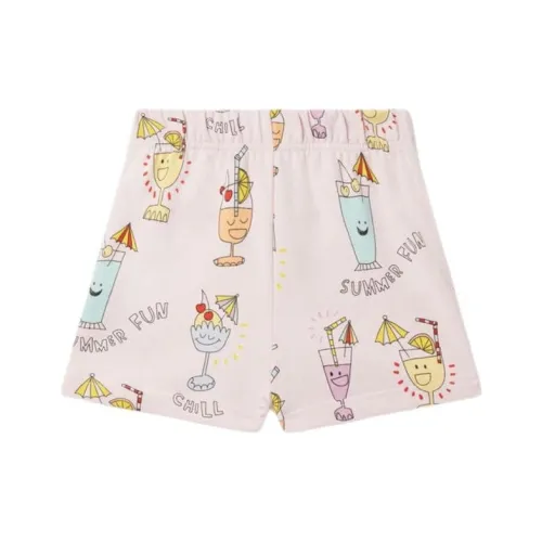 Stella McCartney Летний Cocktail С принтом Шорты Детские Розовые