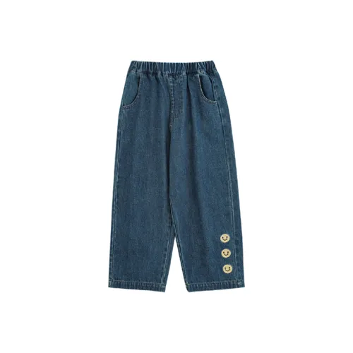 YOEHYAUL Джинсы Джинсовый синий Дети Возраст 3-7 лет