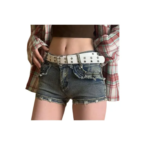 SRCG Джинсовые шорты Женские Винтажный синий