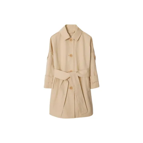 Burberry Kids Пальто Свет Камень