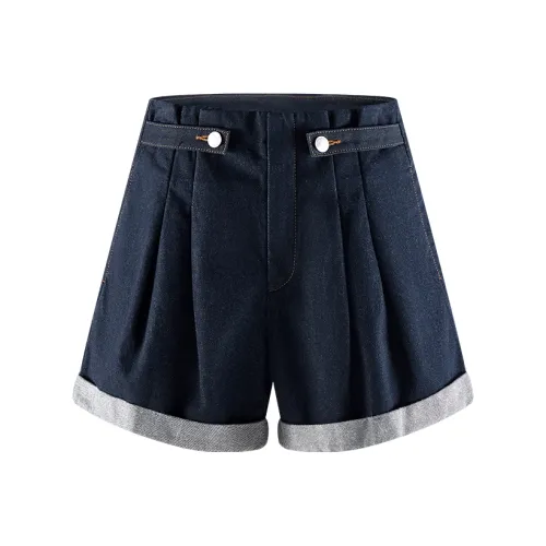 A21 Джинсовые шорты Женские Особенный Темно-синий