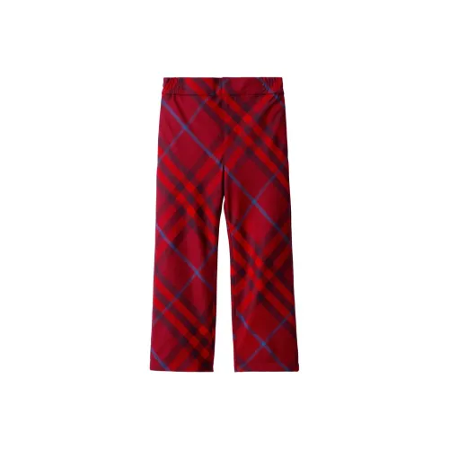 Burberry Red Kids Брюки
