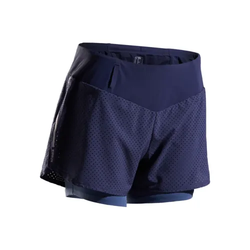 DECATHLON Темно-синий/Чернила Циановый Женские спортивные шорты
