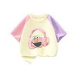 Модные наушники / Розовый и фиолетовый цветовой блок [100% хлопок]