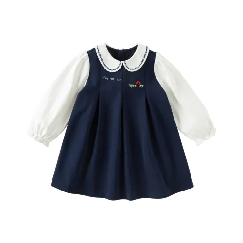 DAVE BELLA Платье Темно-синий Детский