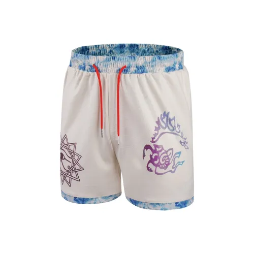 BKCXZICE Баскетбольные шорты Унисекс Экрю