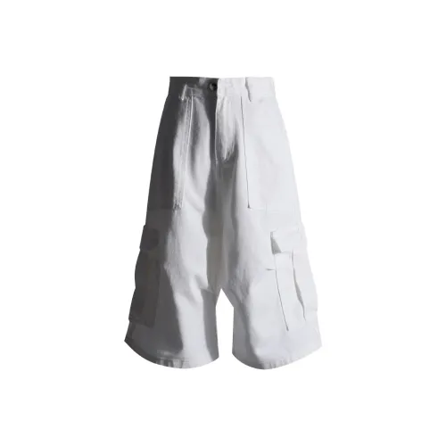 Розовые джинсовые шорты Женские Белые