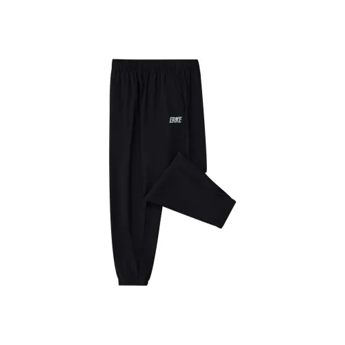 ERKE KIDS Вязаные тренировочные штаны цвет черный оттенок Jet