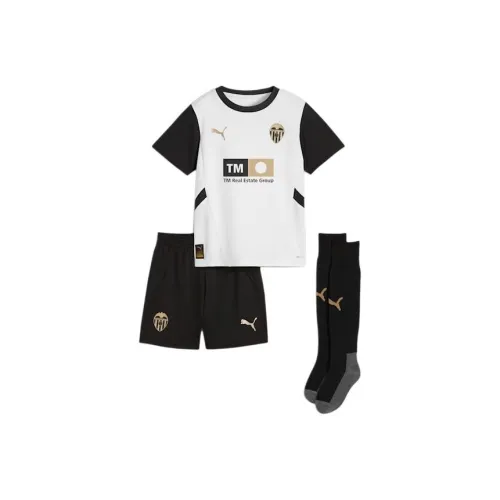 PUMA Valencia CF Повседневная Спортивная Одежда Черный Белый Детский