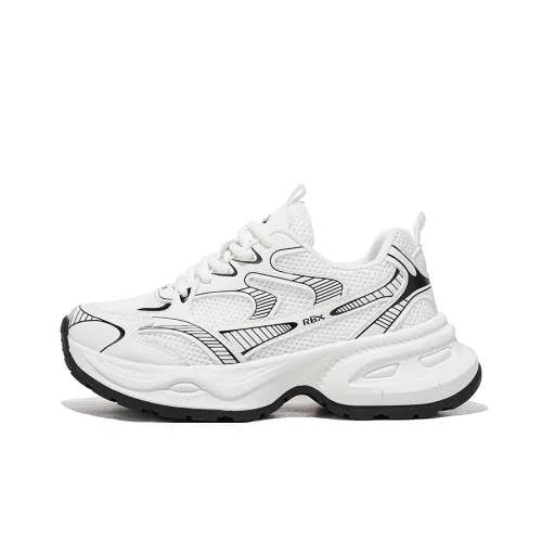 RENBEN Баланс Легкий Увеличение Высоты Низкий Топ Толстая Подошва Кроссовки Женские Белые