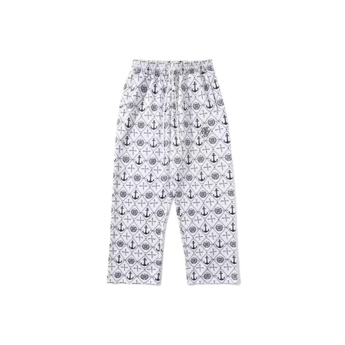 SIL VITIN Белый Унисекс Повседневные Штаны