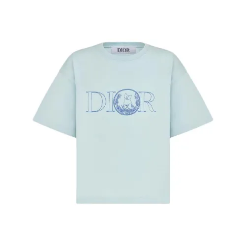 DIOR Светло-синие Kids T-рубашки