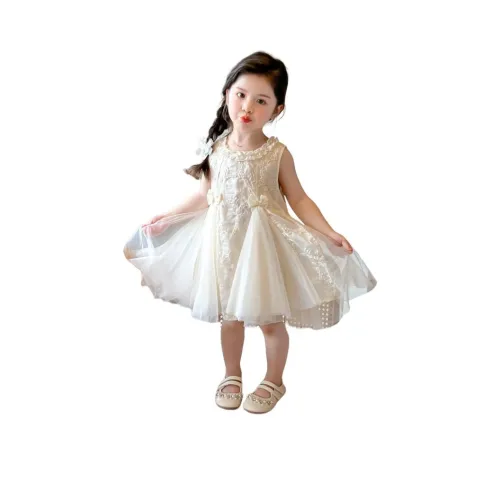 Jiao Ni Платье Экрю Children Возраст 3-7 лет