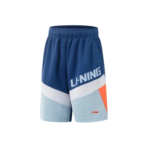 LINING YOUNG Баскетбольные шорты SS25 цвет прусский синий
