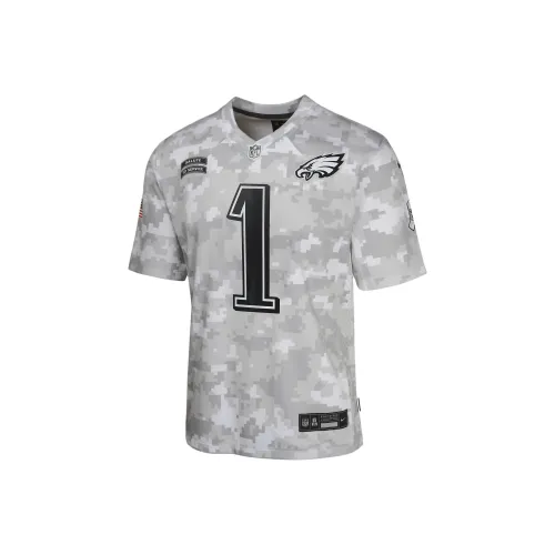 nike Dri-Fit NFL T-Shirt Jalen Hurts Philadelphia Eagles Salute to Service Камуфляж Зеленый Подростки