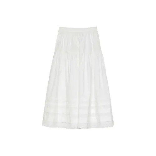 DOEN SEBASTIANE Юбка Повседневная Длинная Юбка Женская Пудровый Форма