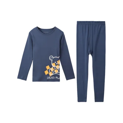 Red Bean Нижнее белье Набор Sea HARP Синий Подростки