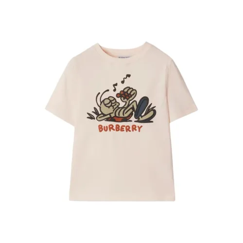 Burberry Светло-камео-коричневый Kids T Рубашки