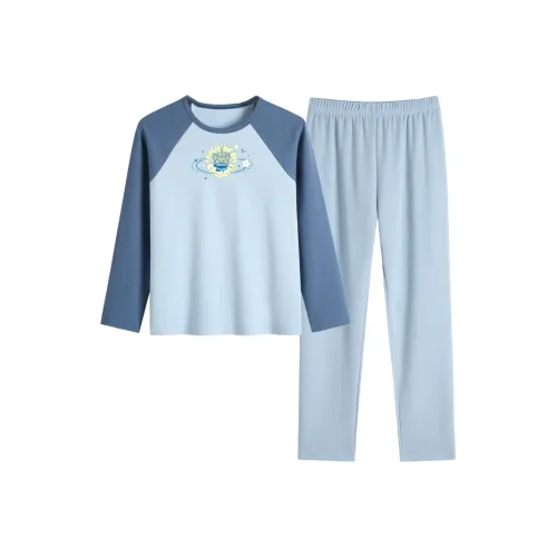 Disney Домашняя одежда Осенний Зимний 2 упаковки Светло-синий Детский