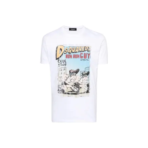DSQUARED 2 FW23 T-Shirt Мужской Белый