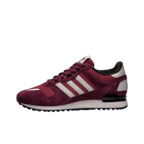 Adidas Originals ZX 700 Slip-resistant Abrasion-resistant Low Top Casual Shoes Men's Red Adidas Originals ZX 700 Противоскользящий Устойчивый к истиранию Низкий Топ Повседневная Обувь Мужская Красная